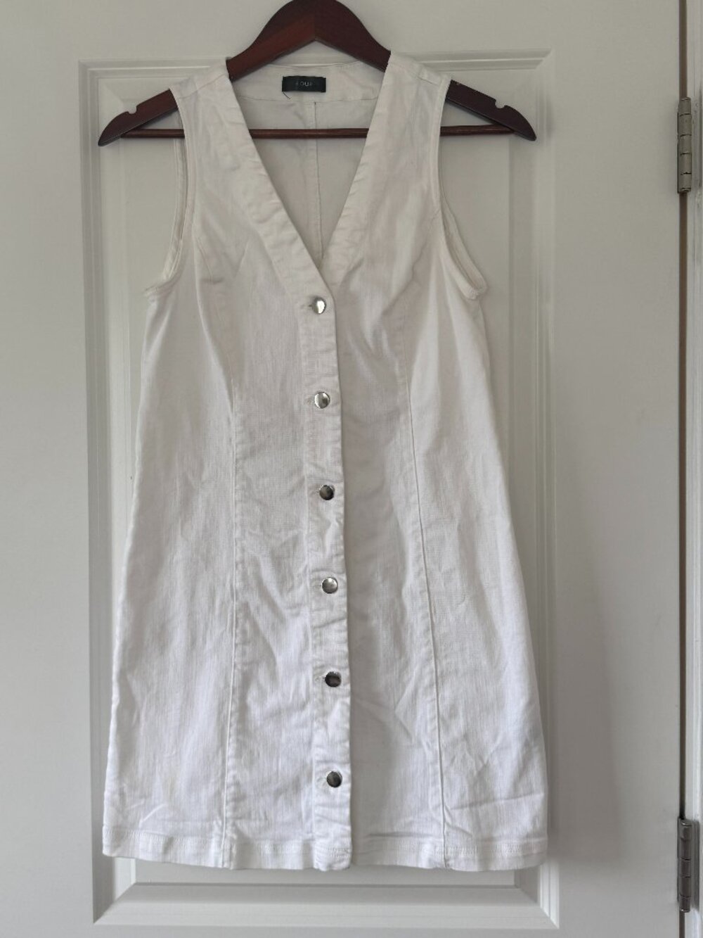 White Denim Dress